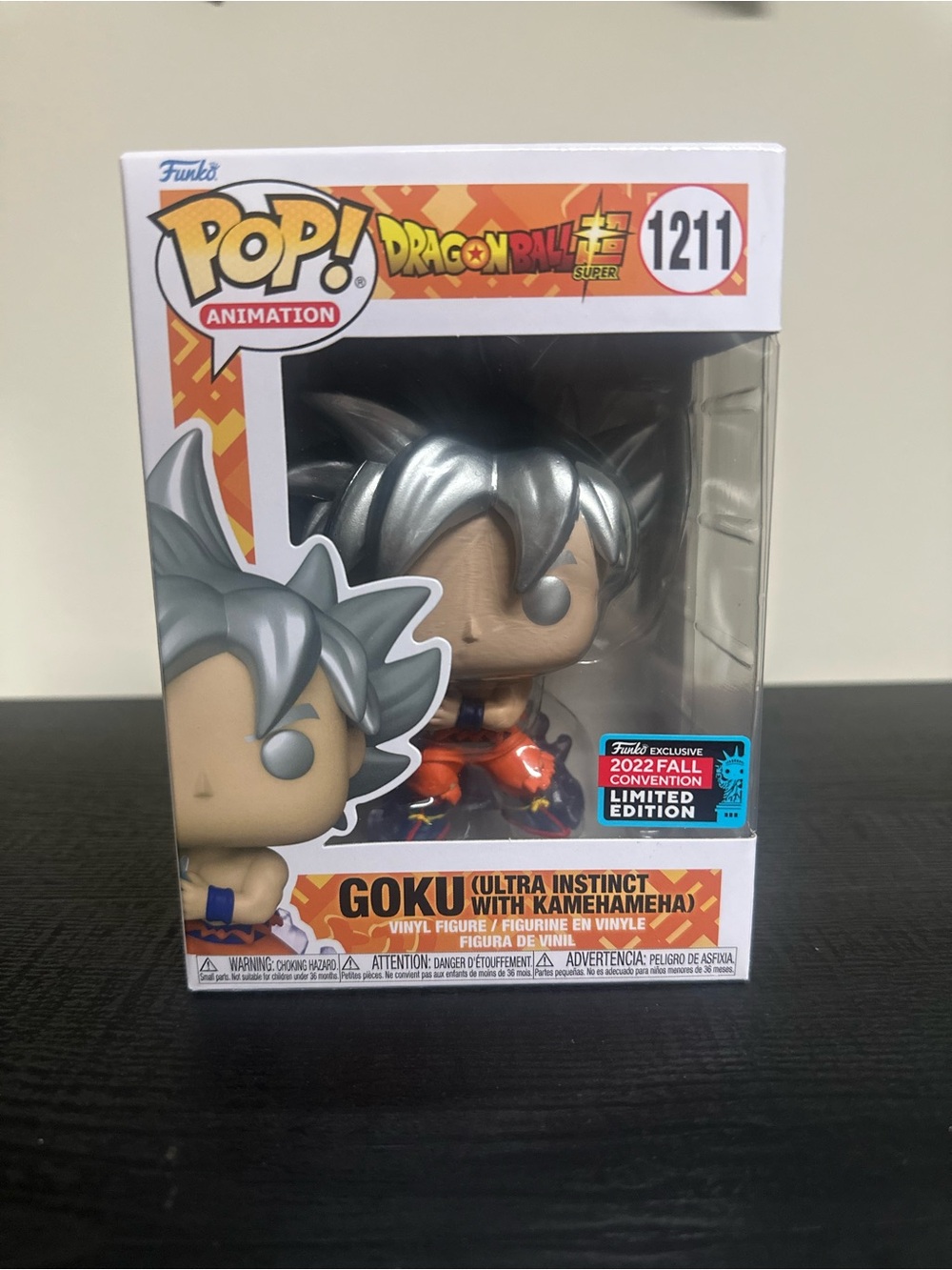 Funko POP! Dragon Ball Super: Goku Ultra Instinct #1211 2022 NYCC Shared